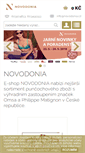 Mobile Screenshot of novodonia.cz