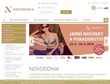 Tablet Screenshot of novodonia.cz